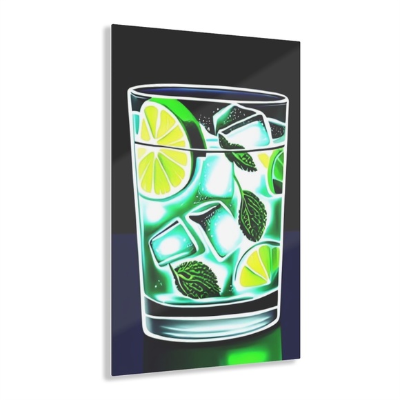 Acrylic Print of a Gin and Tonic - Picture 3 of 3
